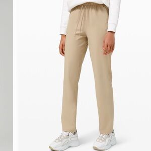 Keep Moving High Rise Full Length Pant in Tan